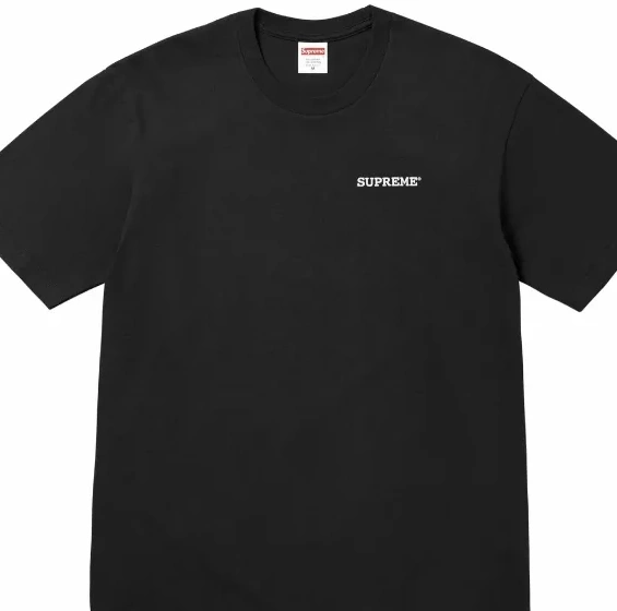 T-shirt XL S M Patchwork L White Printed Tee Back Black and Color Logo Letter 24SS 0926